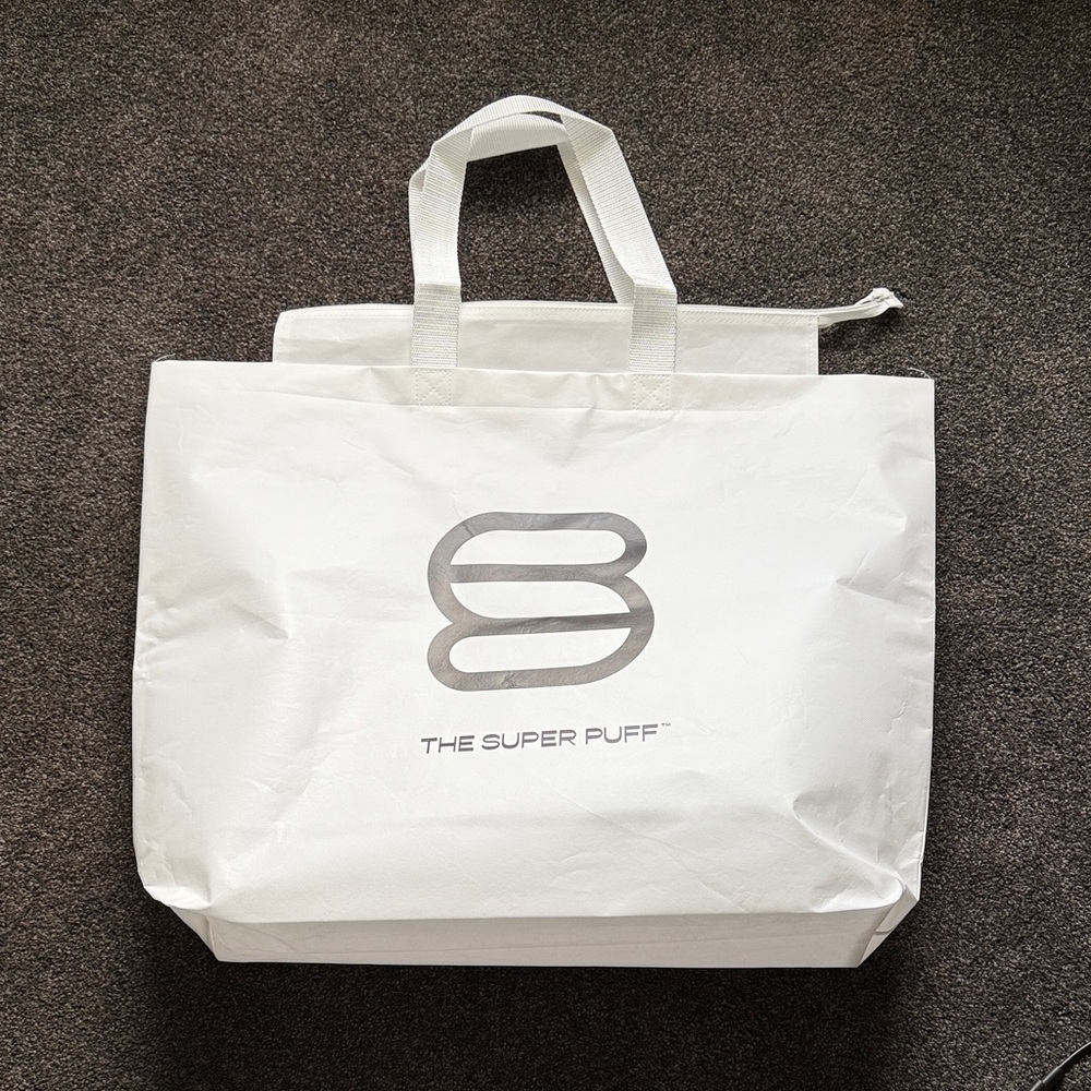 Aritzia White Tote Bag